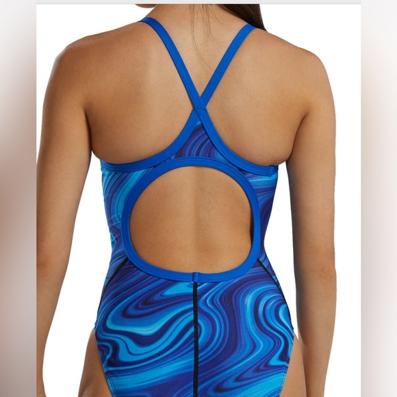 TYR- Women's Vitality Durafast Elite Diamondfit One Piece Swimsuit . Size M/L - Picture 2 of 11